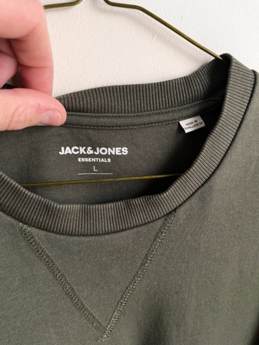 Jack & Jones men’s large crewneck pullover sweater - Picture 4 of 6